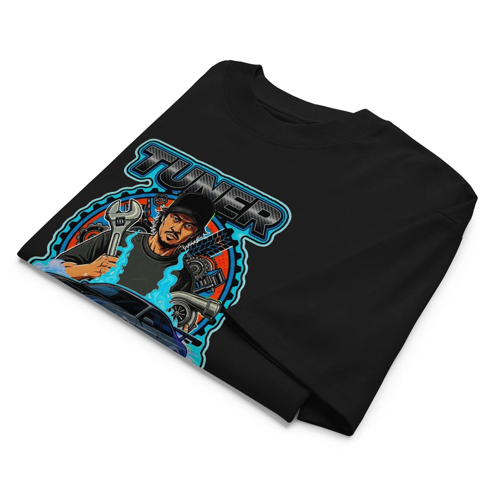 Oversized Streetwear T-Shirt – Car Tuner Inspired | Premium Unisex Organic Cotton