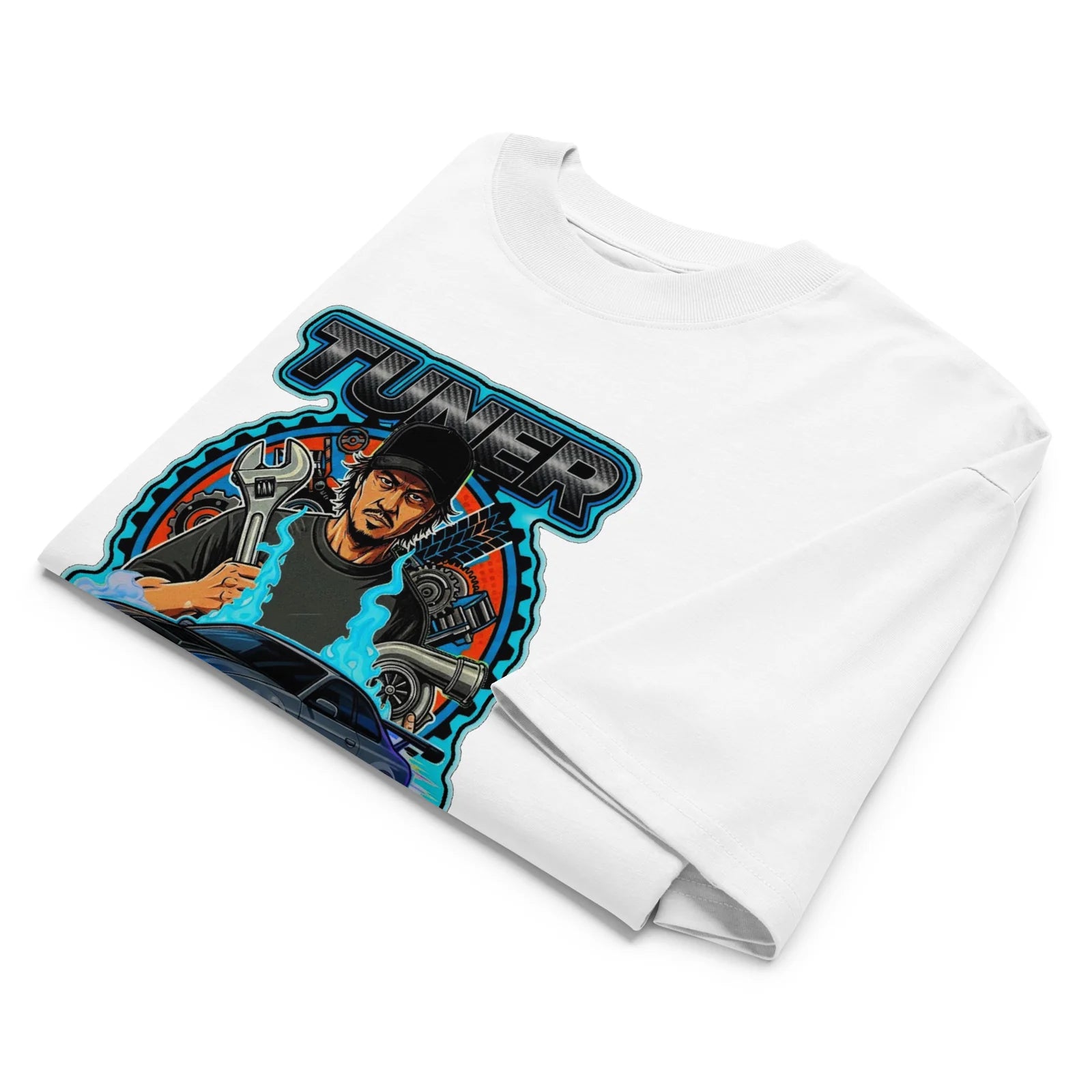 Oversized Streetwear T-Shirt – Car Tuner Inspired | Premium Unisex Organic Cotton